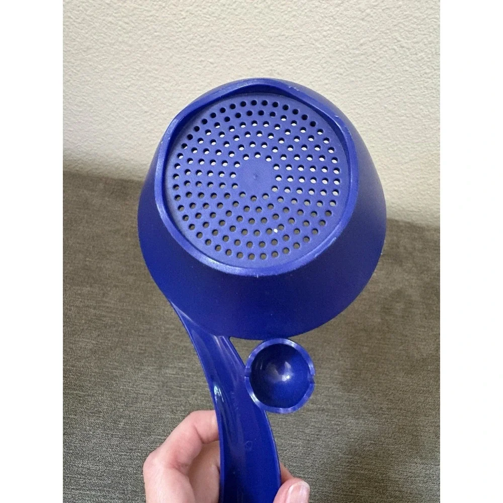 TUPPERWARE Mini Colander/ Strainer #4476‎ Cobalt Blue Color